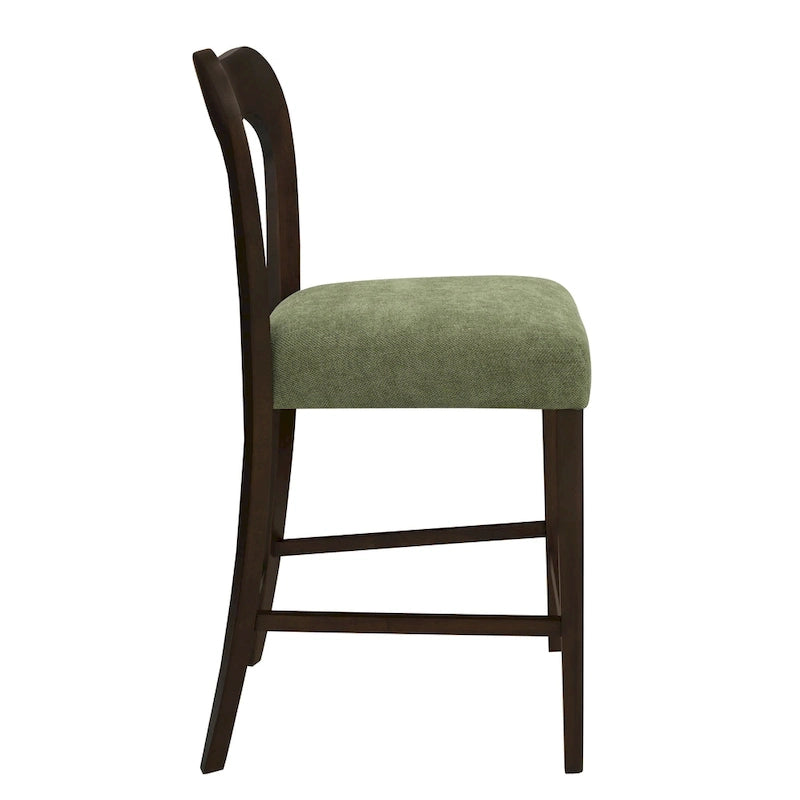 Christopher Knight Home - Counter Stool Set of 2 Without Arms, Fabric
