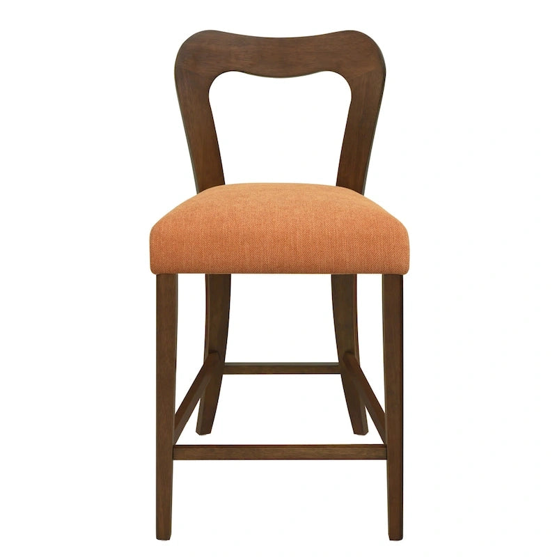Taburete de mostrador sin brazos de tela, juego de 2 – Varios colores disponibles