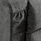 Sillón Reclinable Eléctrico con Calor y Masaje, Un Asiento, Azul / Marrón / Gris