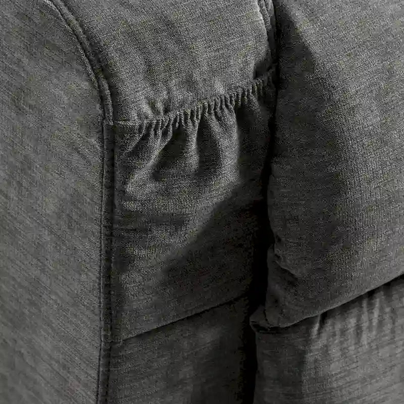 Sillón Reclinable Eléctrico con Calor y Masaje, Un Asiento, Azul / Marrón / Gris