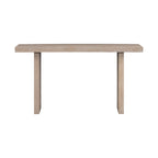 Mesa Consola de 150 cm, Natural/Negro, MDF + Chapa de Roble, Requiere Ensamblaje por 1 Persona, Recibidor y Sala de Estar