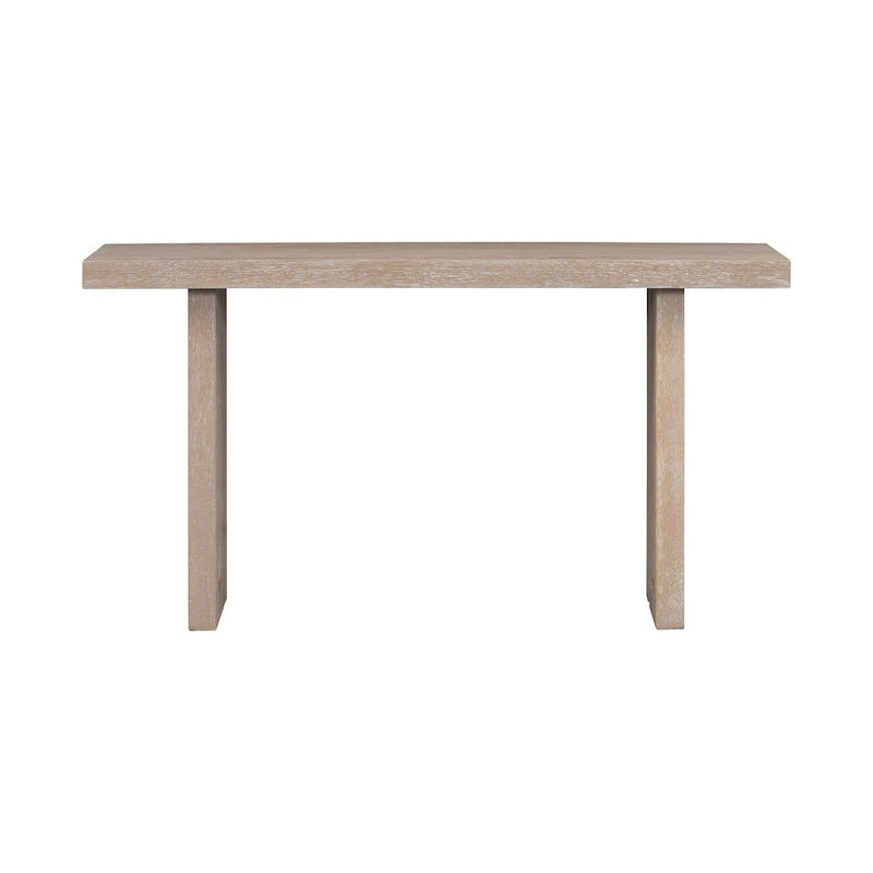Mesa Consola de 150 cm, Natural/Negro, MDF + Chapa de Roble, Requiere Ensamblaje por 1 Persona, Recibidor y Sala de Estar