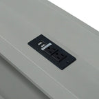 Cama plataforma Twin XL gris con cabecero LED, nido y 2 cajones, para 2 personas
