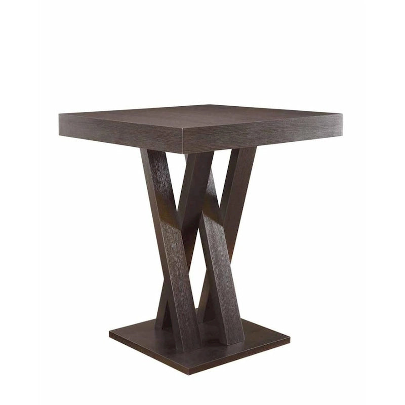 Mesa Alta Cuadrada, Capuchino, 2 a 4 Asientos