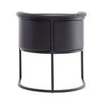 Silla de comedor de polipiel, estilo Art Decó, juego de 2 – Guijarro / Blanco / Marrón claro / Camel / Negro