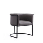 Silla de comedor de polipiel, estilo Art Decó, juego de 2 – Guijarro / Blanco / Marrón claro / Camel / Negro