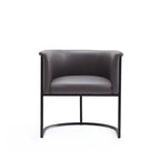 Silla de comedor de polipiel, estilo Art Decó, juego de 2 – Guijarro / Blanco / Marrón claro / Camel / Negro