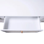 Mueble de TV de ratán marrón/natural con almacenamiento, apto para televisores de hasta 75"