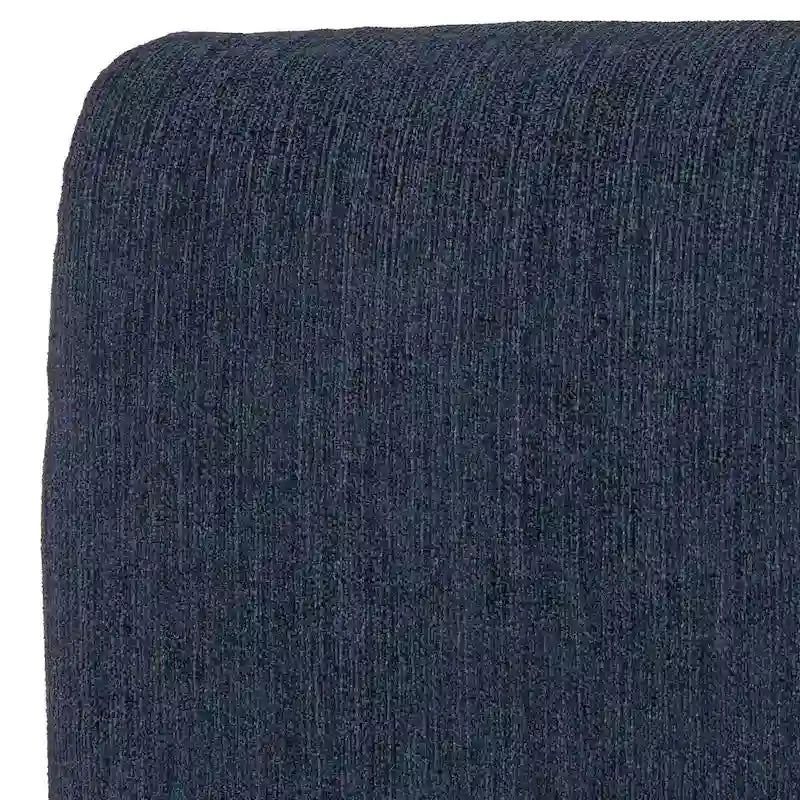 Cama Queen tapizada en crema/gris/rosa/azul – Lino y Chenilla