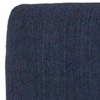 Cama Queen tapizada en crema/gris/rosa/azul – Lino y Chenilla