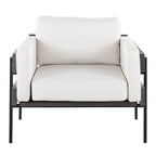 Sillón decorativo – Tela / Piel sintética, Madera y metal, Un solo asiento
