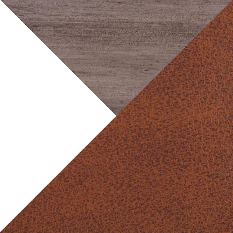 Sillón decorativo – Tela / Piel sintética, Madera y metal, Un solo asiento
