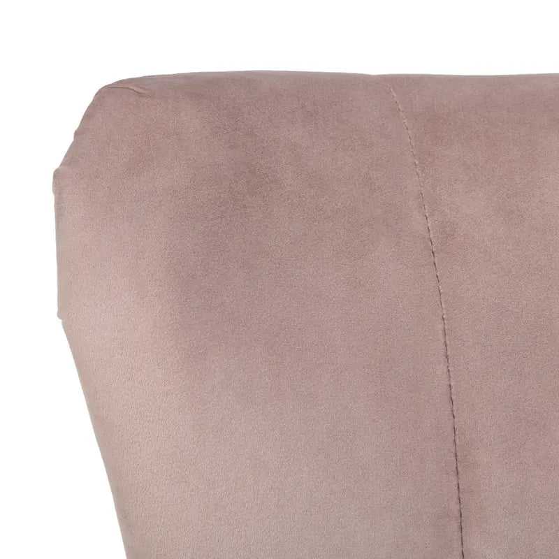 Sillón individual auxiliar de terciopelo de mediados de siglo color azul pizarra, rosa empolvado y malva