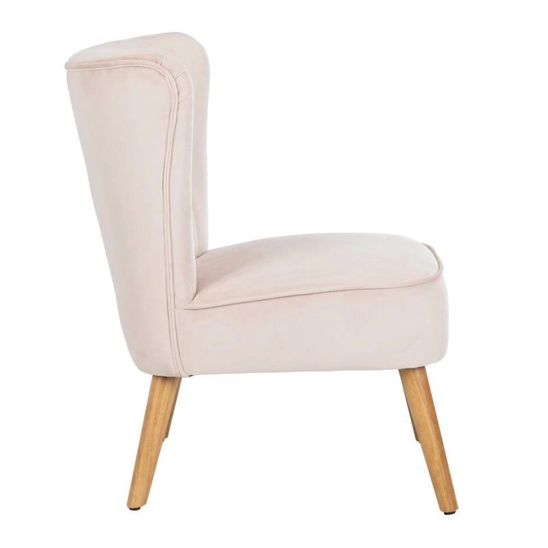 Sillón individual auxiliar de terciopelo de mediados de siglo color azul pizarra, rosa empolvado y malva