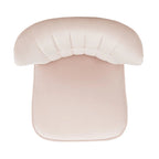 Sillón individual auxiliar de terciopelo de mediados de siglo color azul pizarra, rosa empolvado y malva