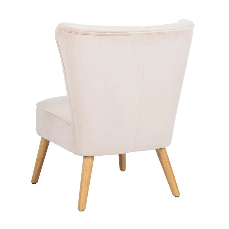 Sillón individual auxiliar de terciopelo de mediados de siglo color azul pizarra, rosa empolvado y malva