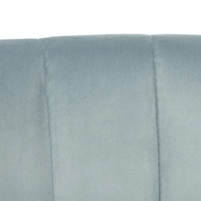 Sillón individual auxiliar de terciopelo de mediados de siglo color azul pizarra, rosa empolvado y malva