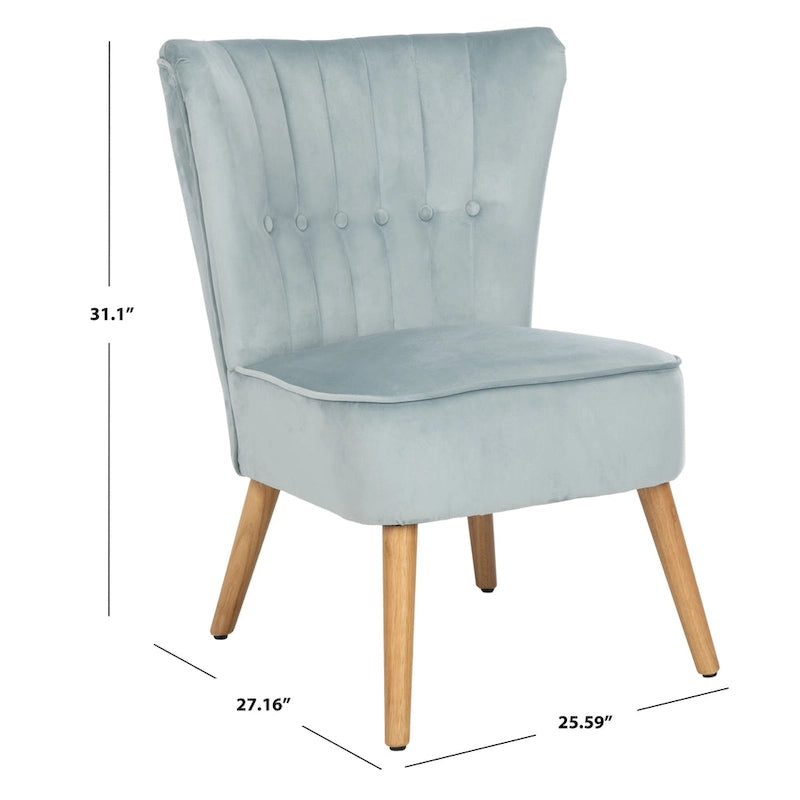 Sillón individual auxiliar de terciopelo de mediados de siglo color azul pizarra, rosa empolvado y malva