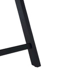 Silla de comedor plegable de ratán nogal/negro/blanco/natural (juego de 2)