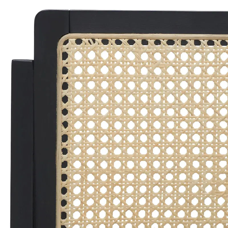 Silla de comedor plegable de ratán nogal/negro/blanco/natural (juego de 2)