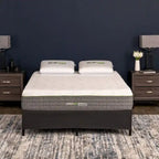 Base de cama de metal negro, montaje sin herramientas, 1-2 personas