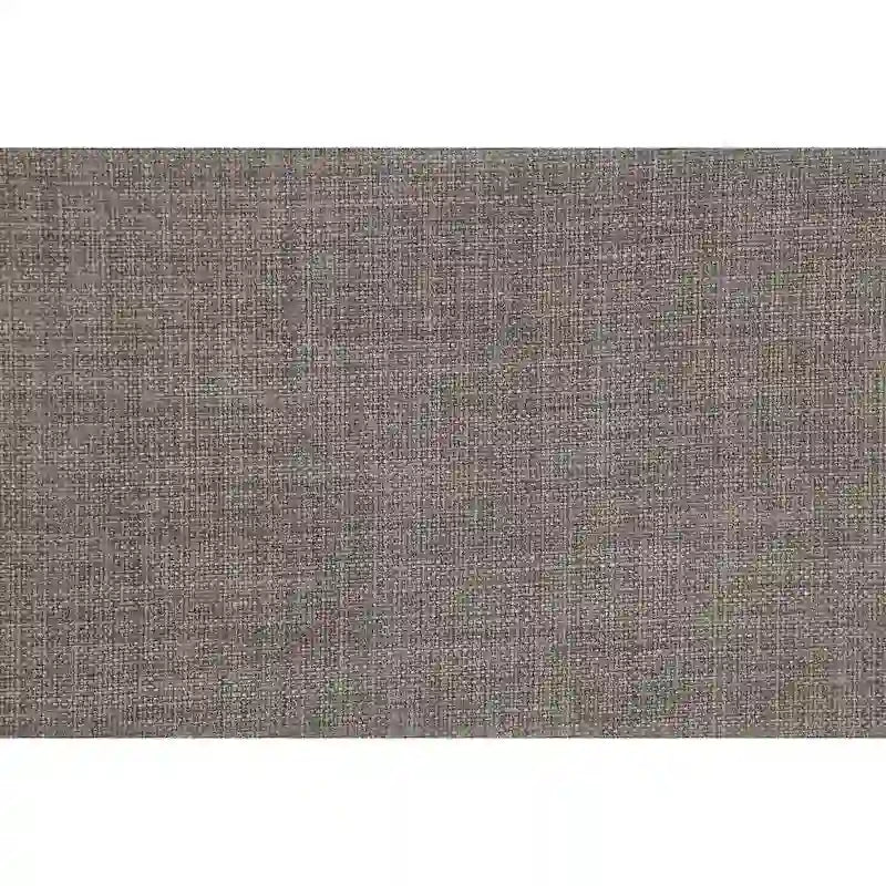 Cama tapizada con botones, de lino gris, con almacenaje, para 2 personas