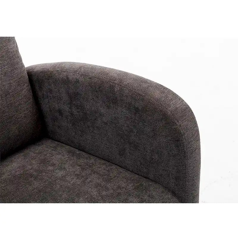 Mecedora de estilo moderno de mediados de siglo multicolor para 1 persona