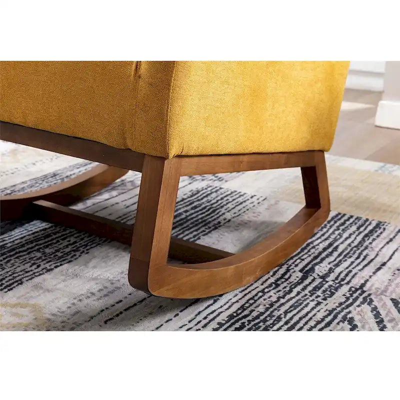 Mecedora de estilo moderno de mediados de siglo multicolor para 1 persona