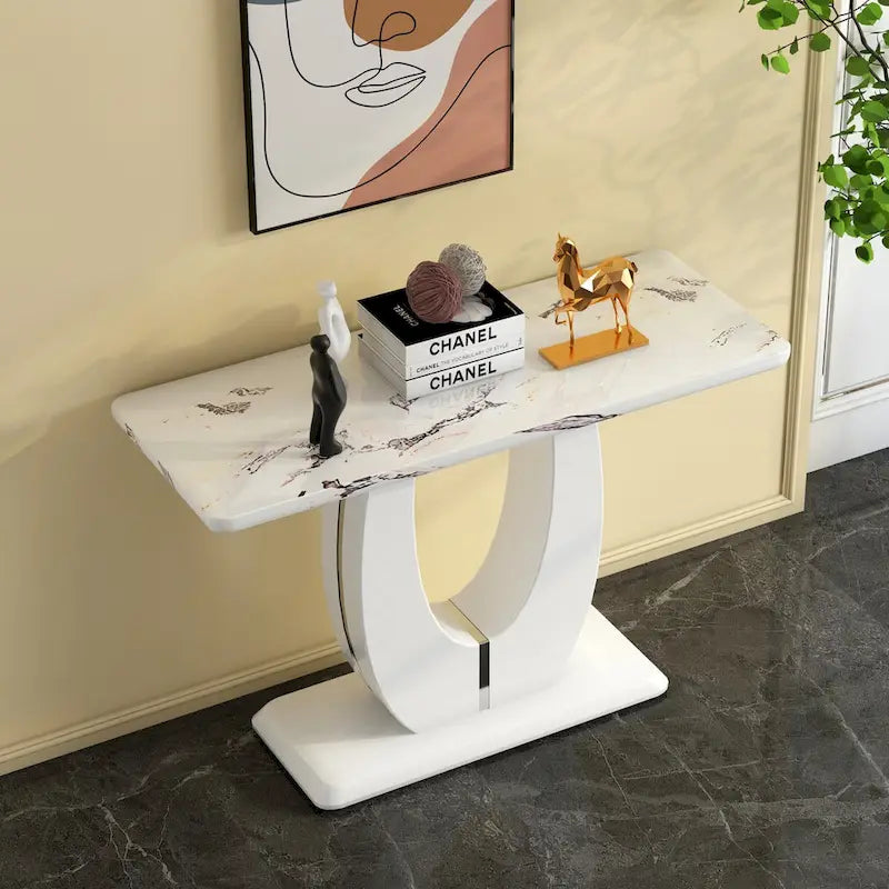 Mesa alta industrial blanca/negra, rectangular, para 2 personas, 120 x 46 x 75 cm