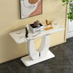 Mesa alta industrial blanca/negra, rectangular, para 2 personas, 120 x 46 x 75 cm