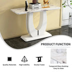 Mesa alta industrial blanca/negra, rectangular, para 2 personas, 120 x 46 x 75 cm