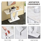 Mesa alta industrial blanca/negra, rectangular, para 2 personas, 120 x 46 x 75 cm