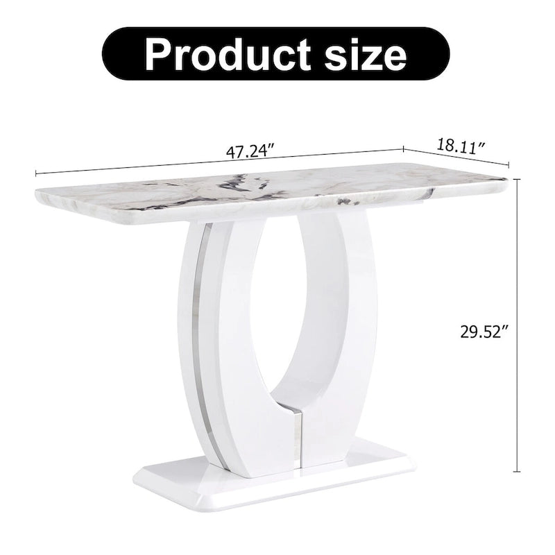 Mesa alta industrial blanca/negra, rectangular, para 2 personas, 120 x 46 x 75 cm