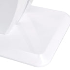 Mesa alta industrial blanca/negra, rectangular, para 2 personas, 120 x 46 x 75 cm