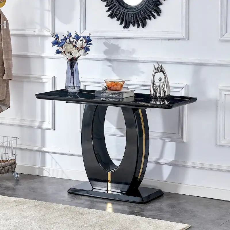 Mesa alta industrial blanca/negra, rectangular, para 2 personas, 120 x 46 x 75 cm