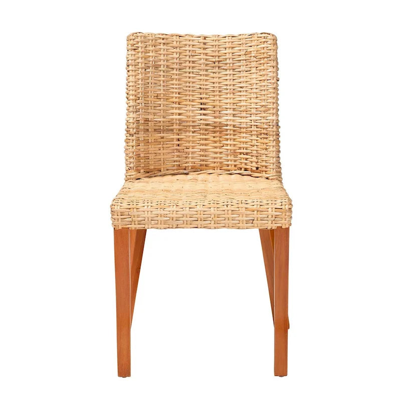 Silla de comedor Honey Bohemian Wingback para 1 persona