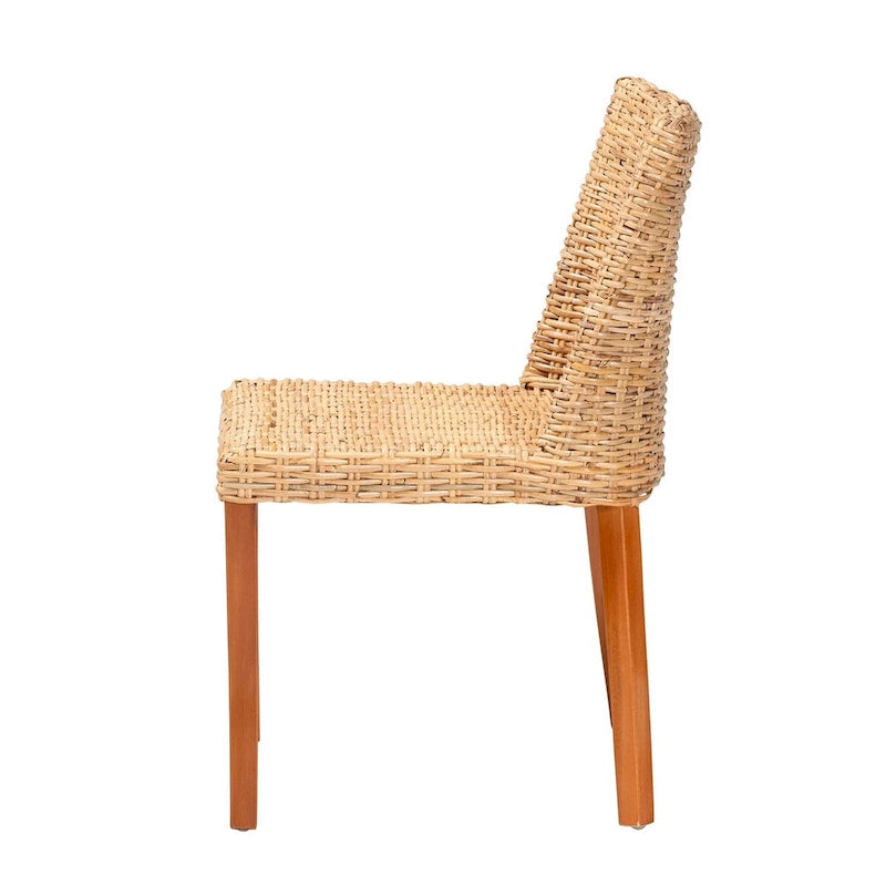 Silla de comedor Honey Bohemian Wingback para 1 persona