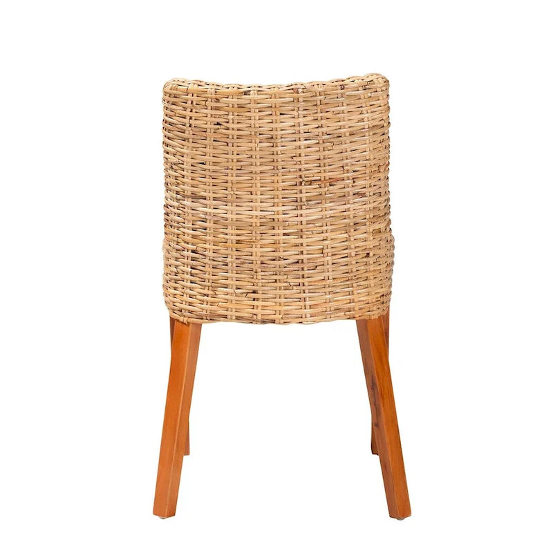 Silla de comedor Honey Bohemian Wingback para 1 persona
