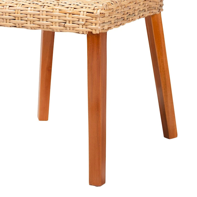 Silla de comedor Honey Bohemian Wingback para 1 persona