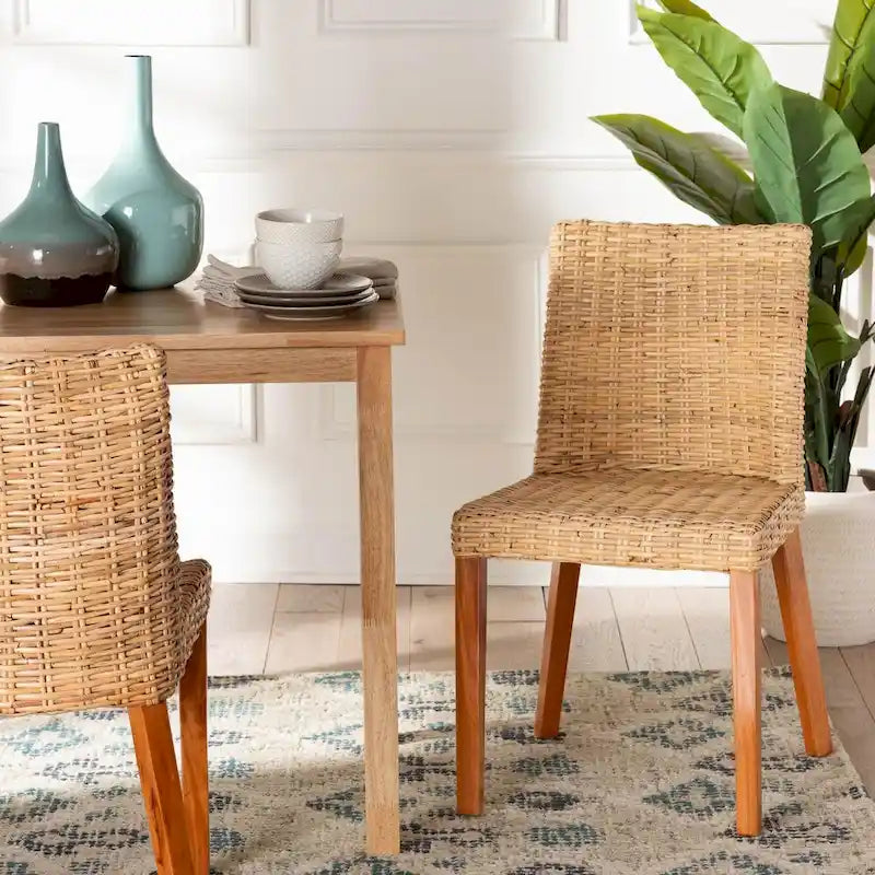 Silla de comedor Honey Bohemian Wingback para 1 persona