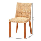 Silla de comedor Honey Bohemian Wingback para 1 persona
