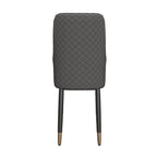 Silla de comedor – Asiento de tela/piel, patas de roble, varios colores, asiento individual