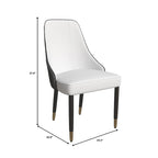 Silla de comedor – Asiento de tela/piel, patas de roble, varios colores, asiento individual