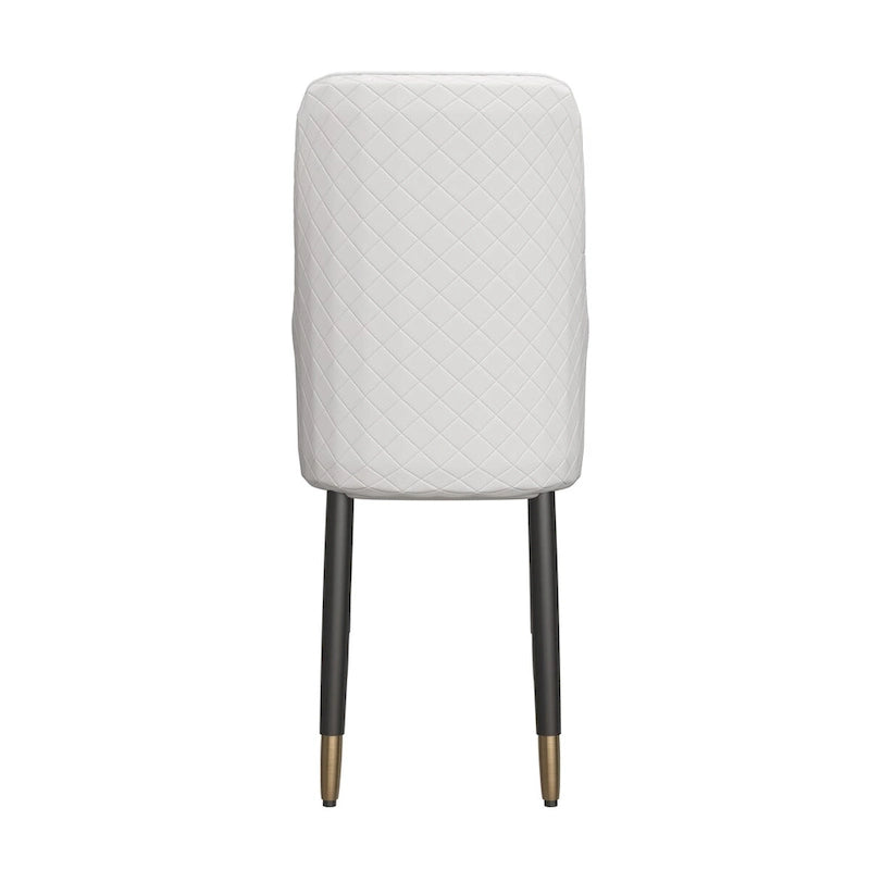 Silla de comedor – Asiento de tela/piel, patas de roble, varios colores, asiento individual