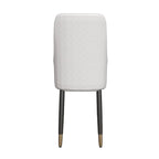 Silla de comedor – Asiento de tela/piel, patas de roble, varios colores, asiento individual