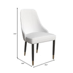 Silla de comedor – Asiento de tela/piel, patas de roble, varios colores, asiento individual