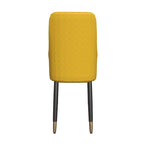 Silla de comedor – Asiento de tela/piel, patas de roble, varios colores, asiento individual