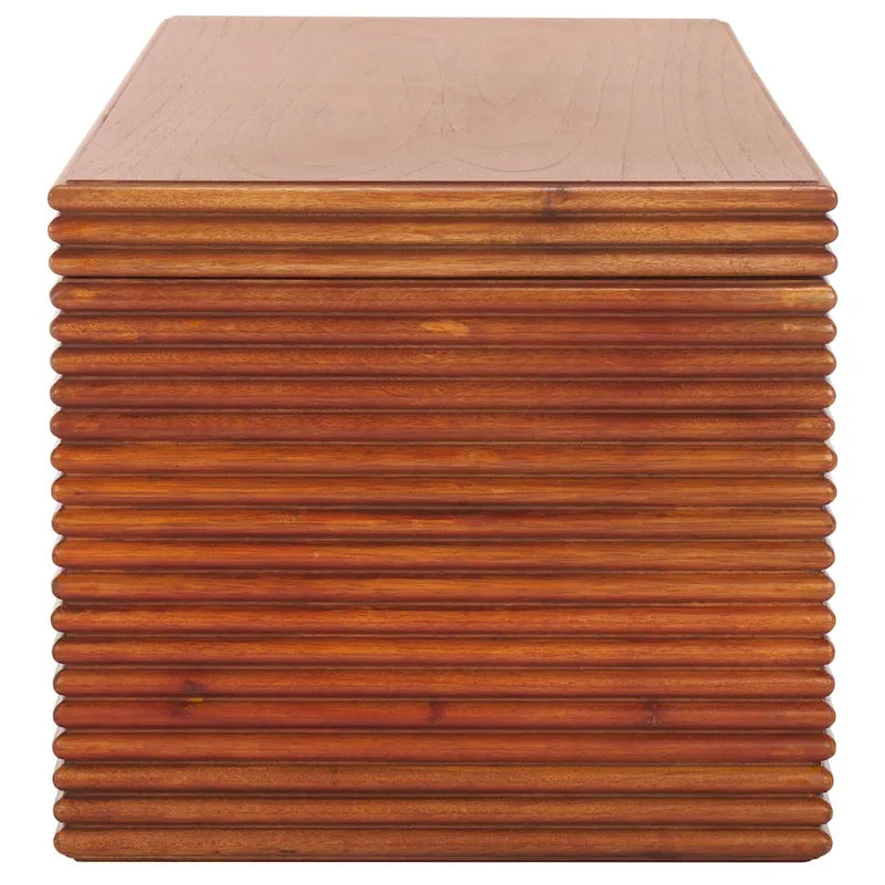 Mesa de centro natural y dorada, 1 pieza