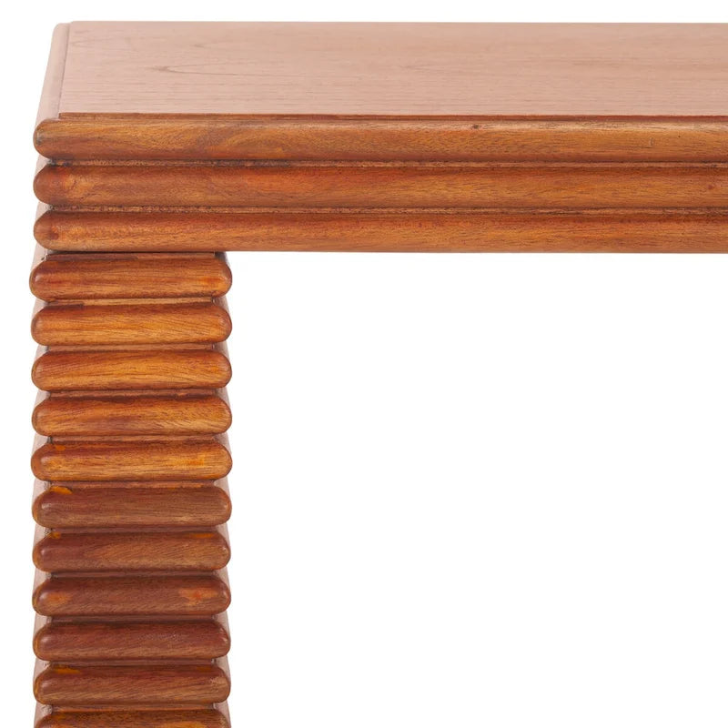 Mesa de centro natural y dorada, 1 pieza