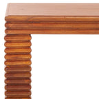 Mesa de centro natural y dorada, 1 pieza